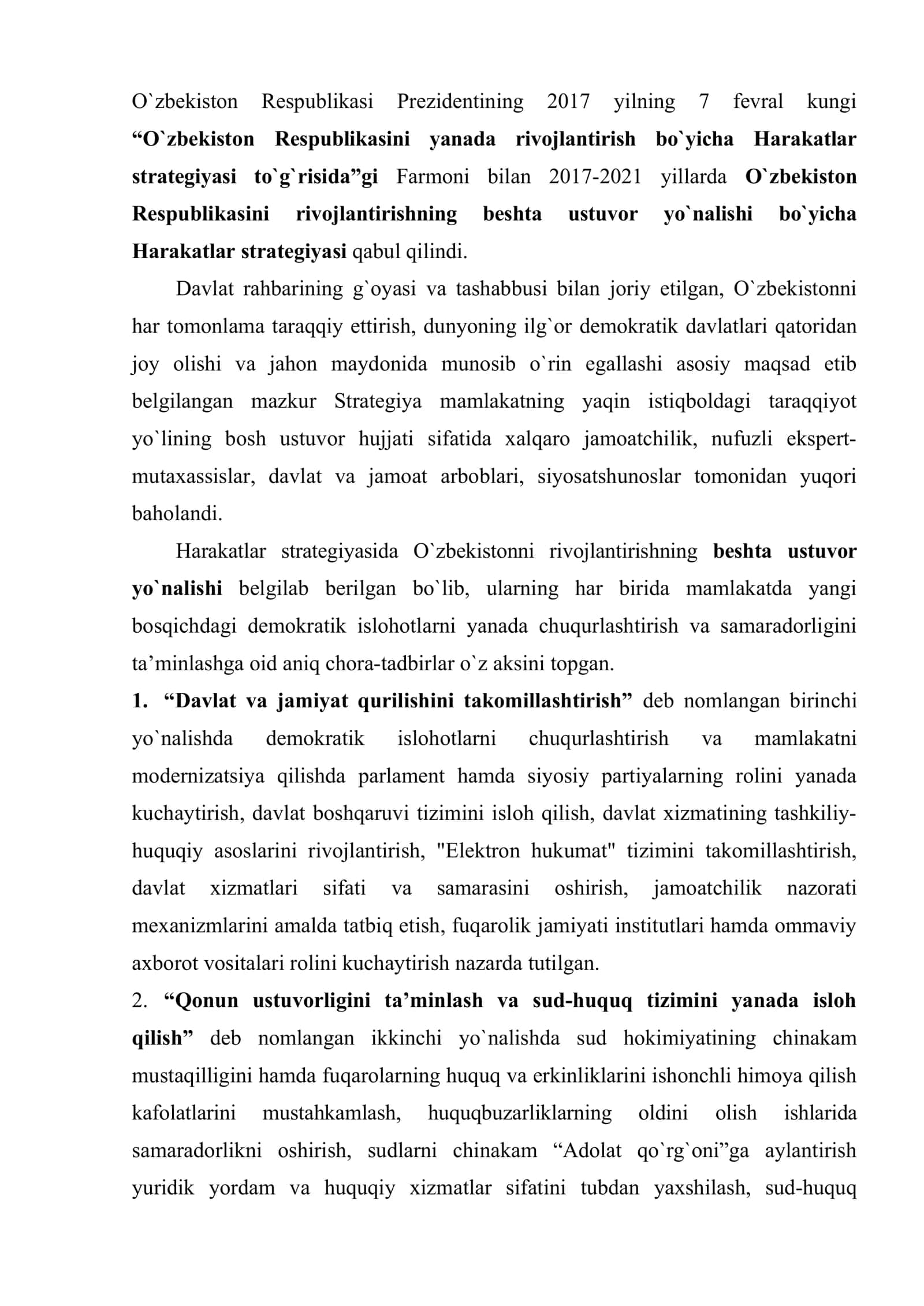 Mustaqil Vatanimiz iqtisodiy islohotlar yo`lida 3