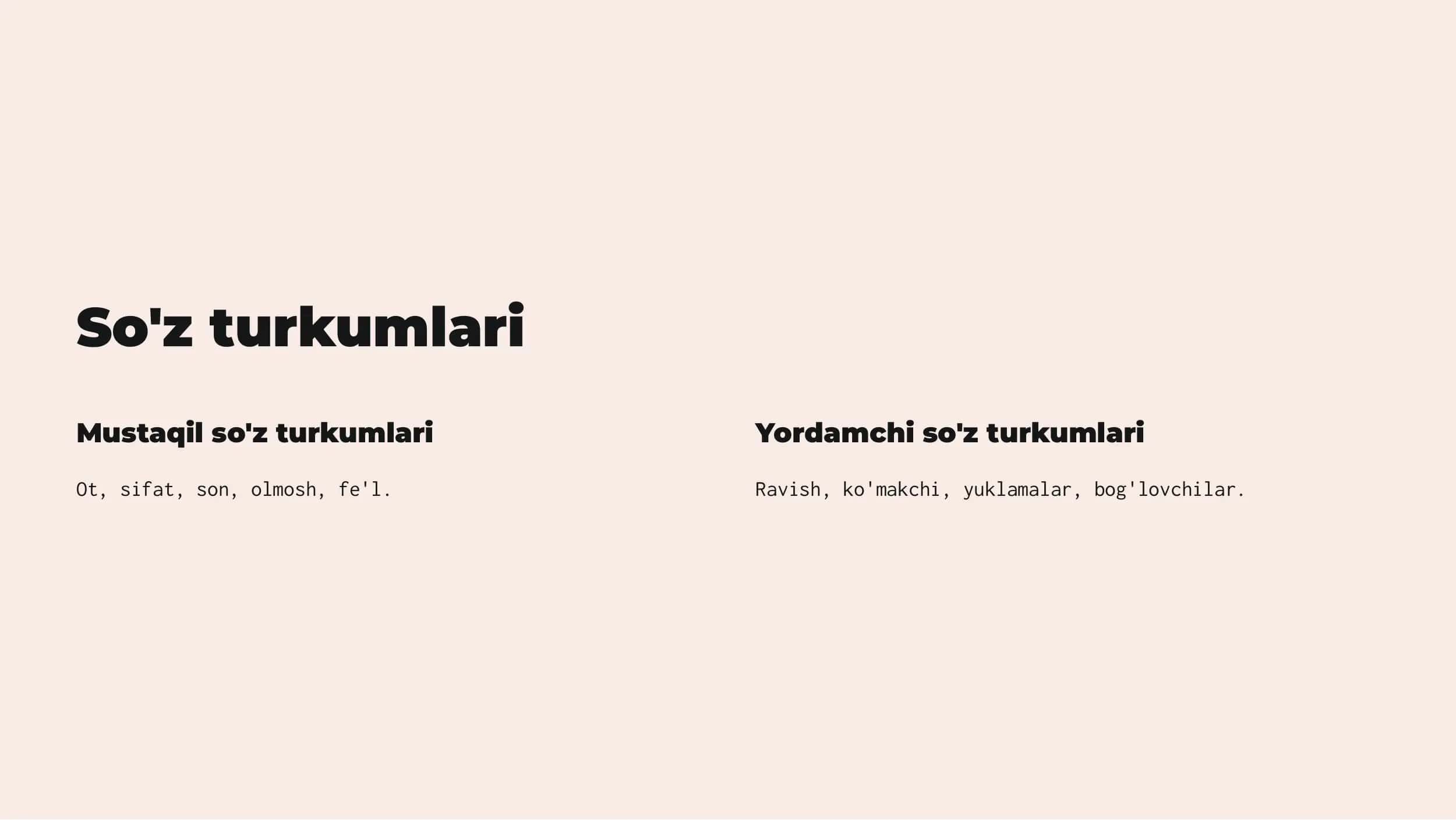 Grammatika va grammatik kategoriyalar 3