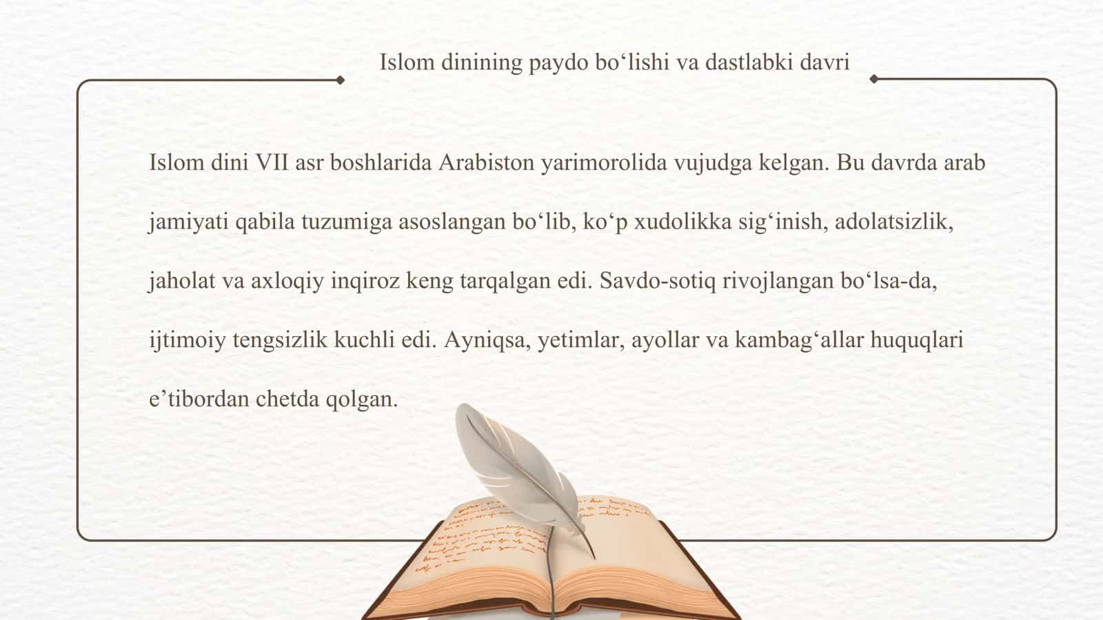 Islom tarixi 3