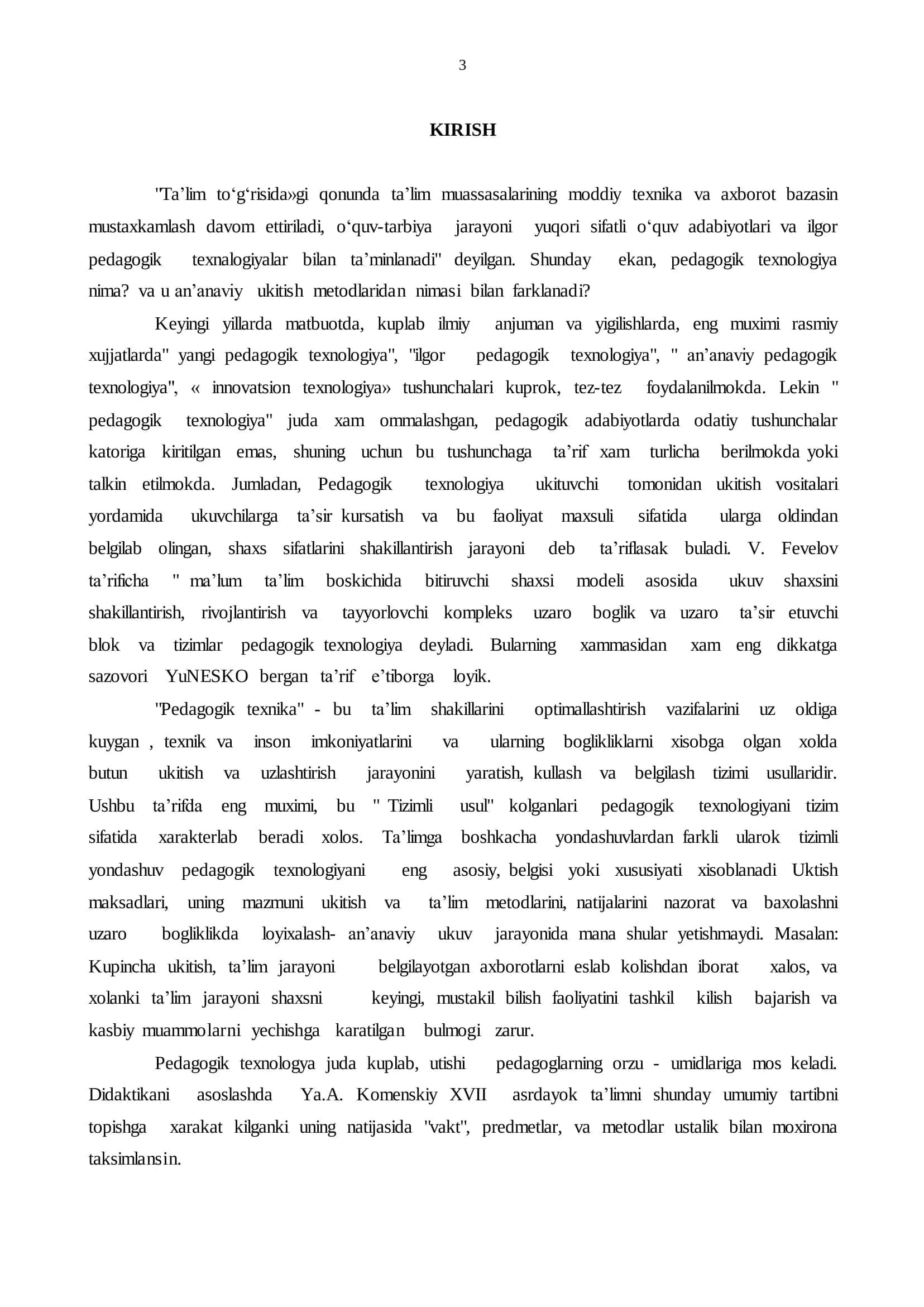 PEDAGOGIK TEXNOLOGIYANING ILMIY NAZARIY VA PEDAOGIK ASOSLARI MAVZUSIDAGI 3