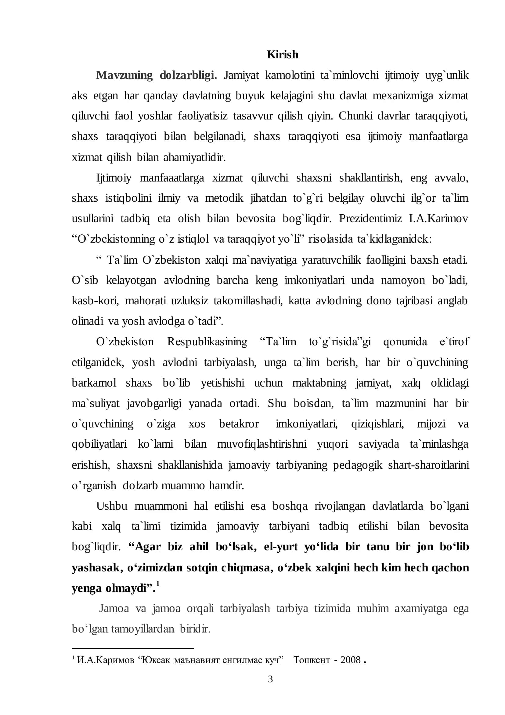 SHAXSNI SHAKILLANISHIDA JAMOAVIY TARBIYANING PEDAGOGIK SHART-SHAROITLARI 3