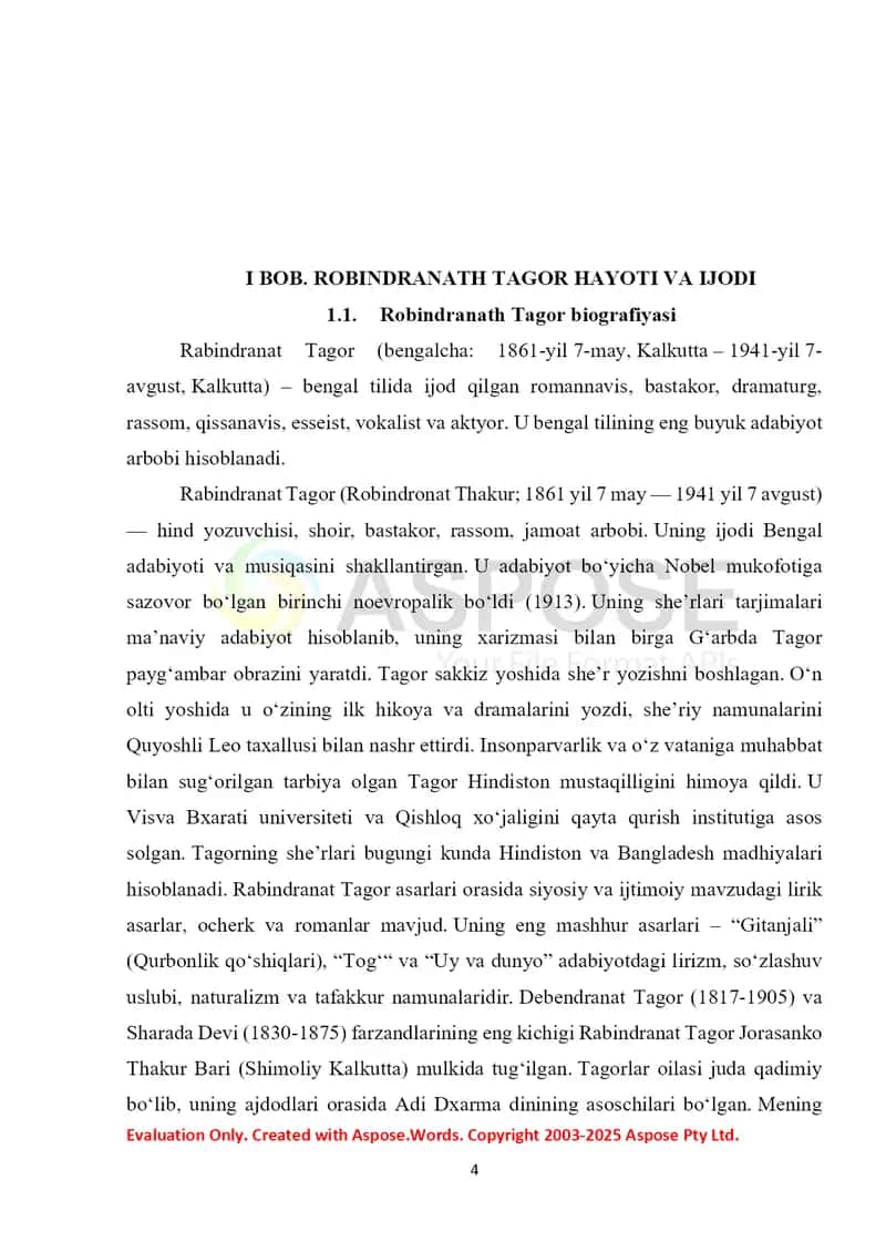 Tagor ontologiyasi 4