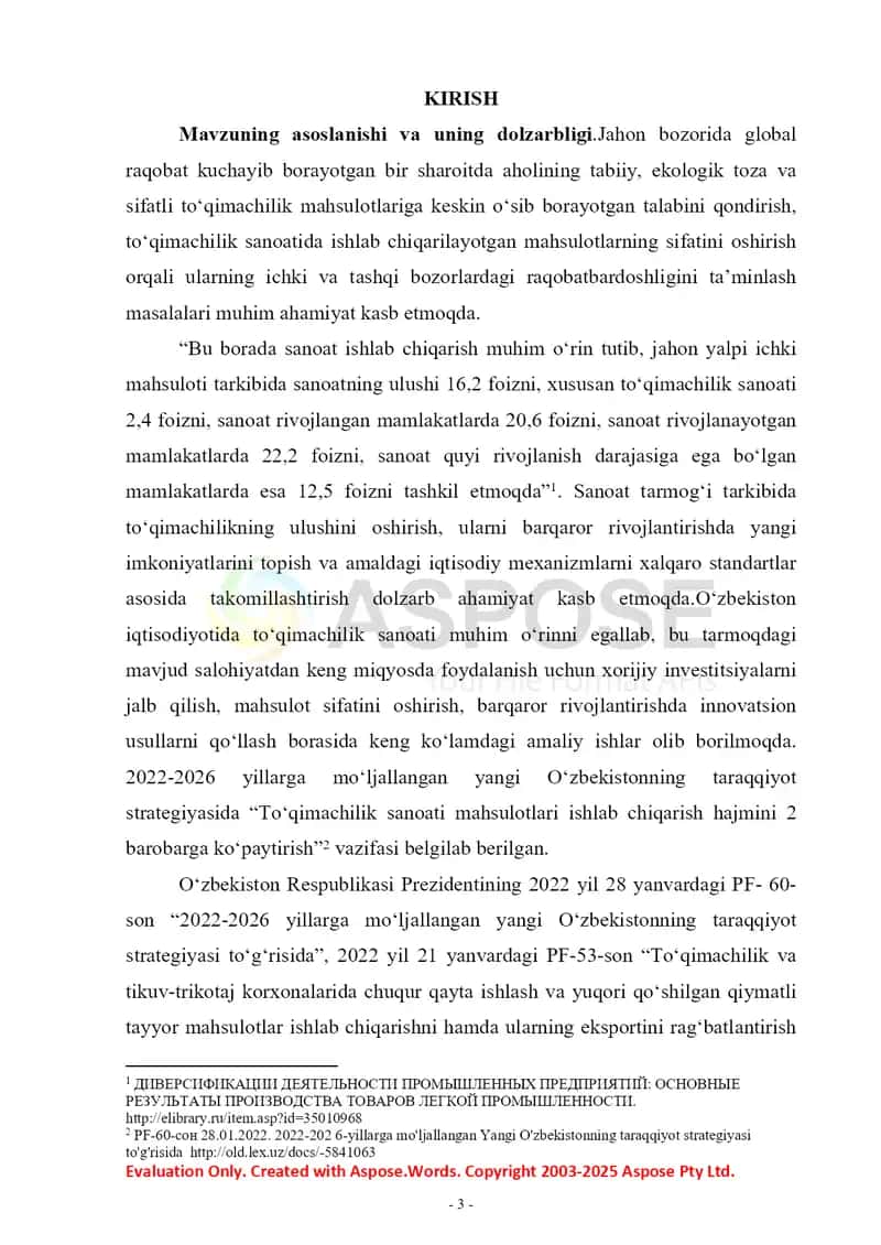 Surxondaryo viloyatida yengil sanoat rivojlanish istiqbollari 4