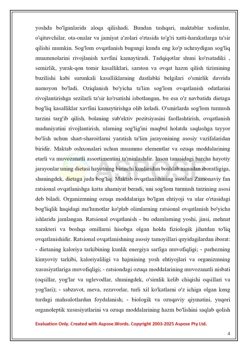 MAKTAB OSHXONASI UCHUN INNOVATSION MENYUNING O'QUV TADQIQOT LOYIHASI 4