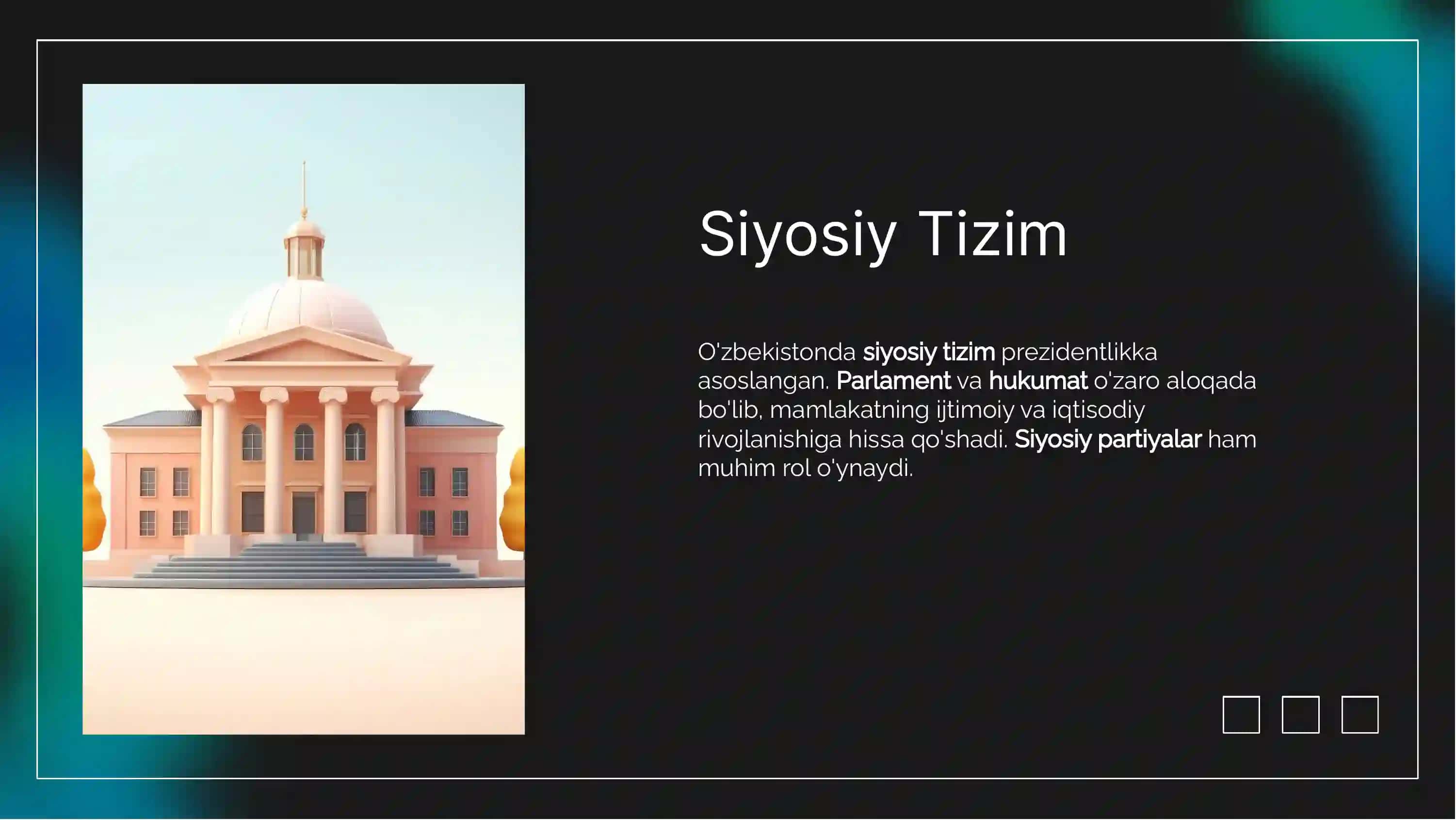 O'zbekiston Siyosiy va Madaniy Muhitlari 4