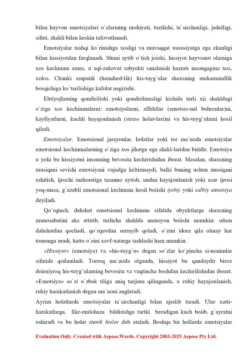 Shaxs ematsional xissiyotlari 4