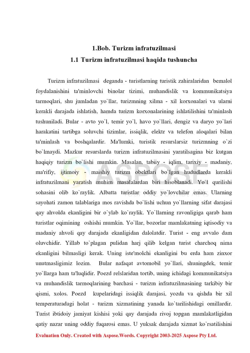Turizm infratuzilmasi 4