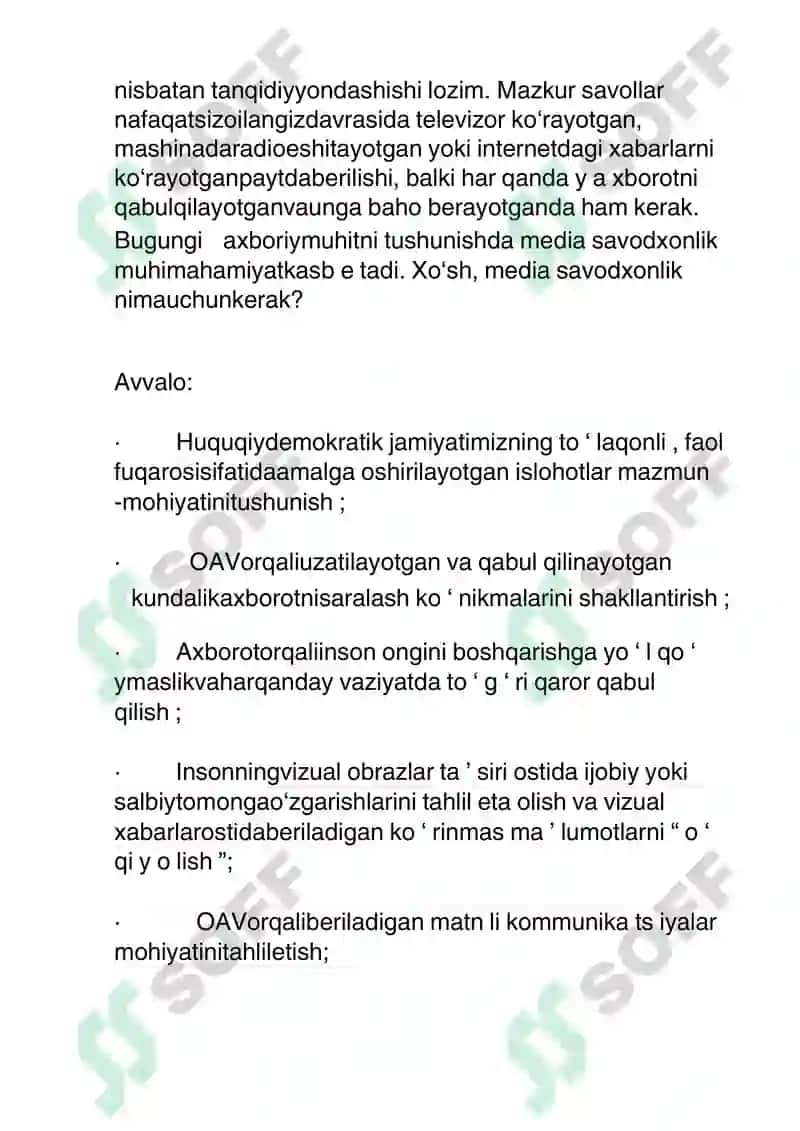 Media va axborot savodxonligi 4