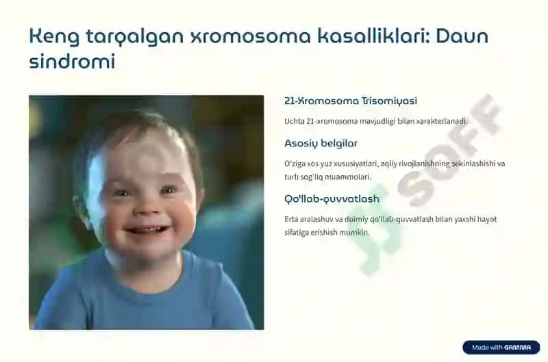 Xromasoma kasalliklari 4