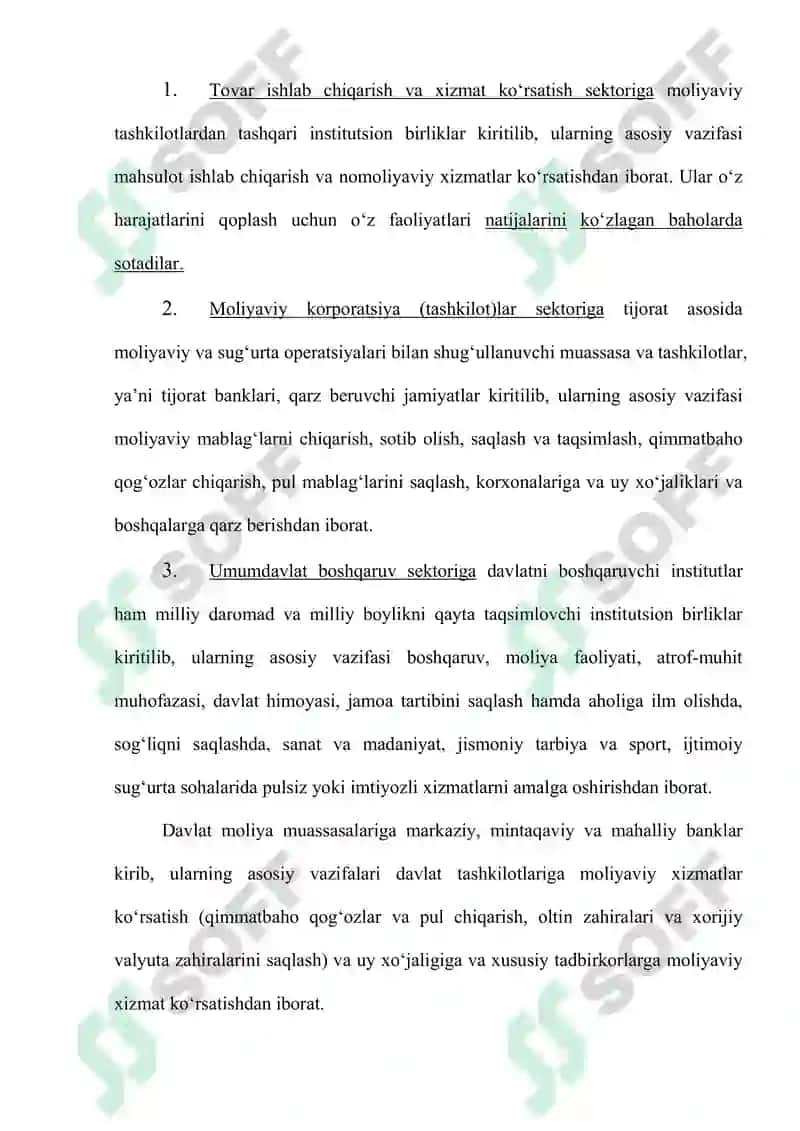 O’zbekiston milliy hisoblar tizimi: holati va istiqbollari 4