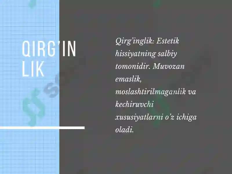 ESTETIKANING ASOSIY KATEGORIYALARI 4