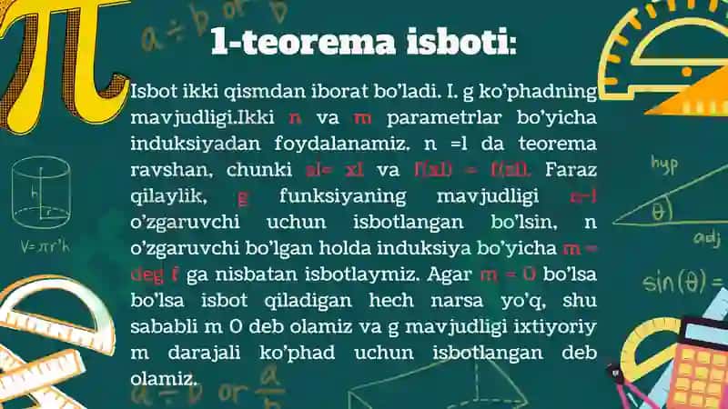 simmetrik ko'phadlar 4