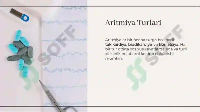 Aritmiyalar turlari kelib chiqish sabablari va diagnostika 4