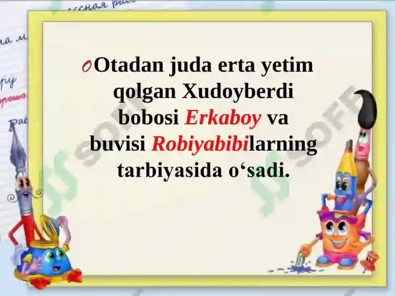 Xudayberdi To`xtaboyev 4