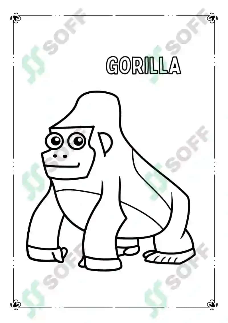 wildlife coloring book 4