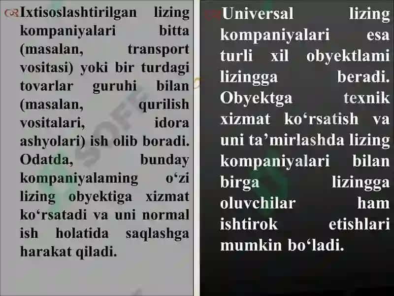 Lizing bozorida lizing kompaniya 4