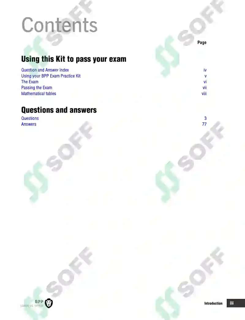 Certificate BA2 Exam Practice Kit 5