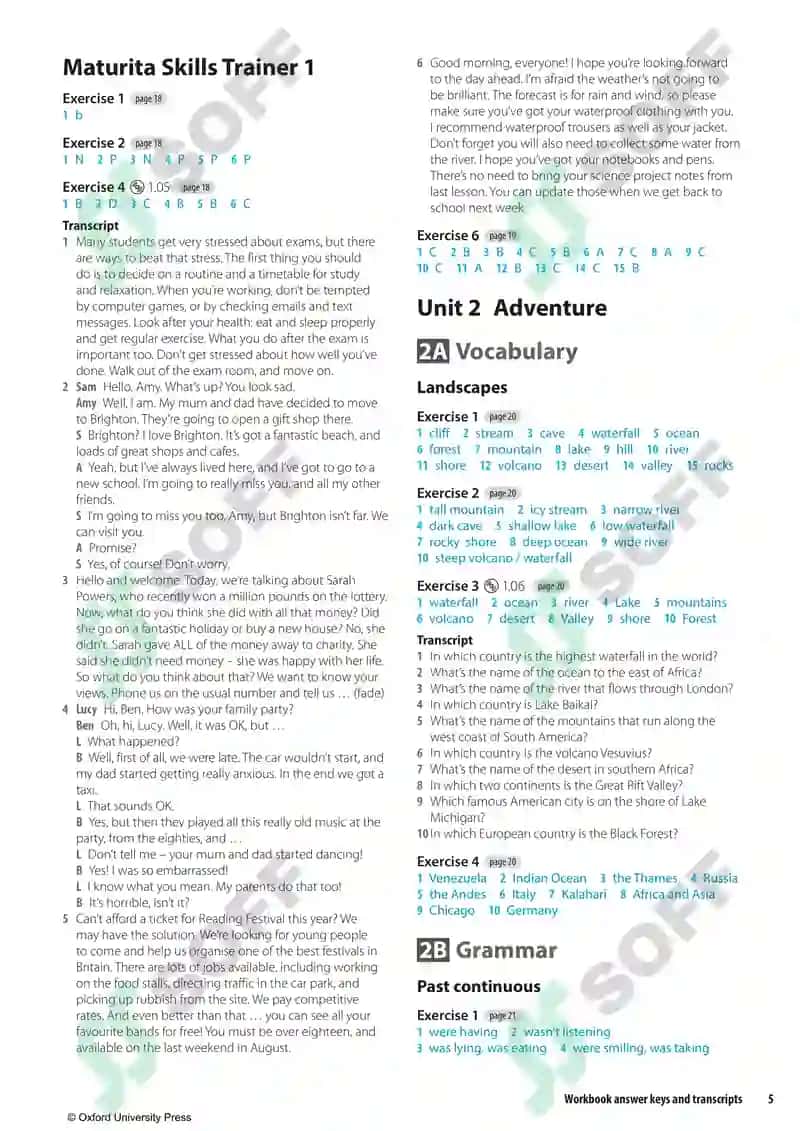 Solution pre- intermadite workbook answer key 5