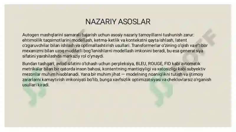Autogen mashqlarning yangi usullari 5