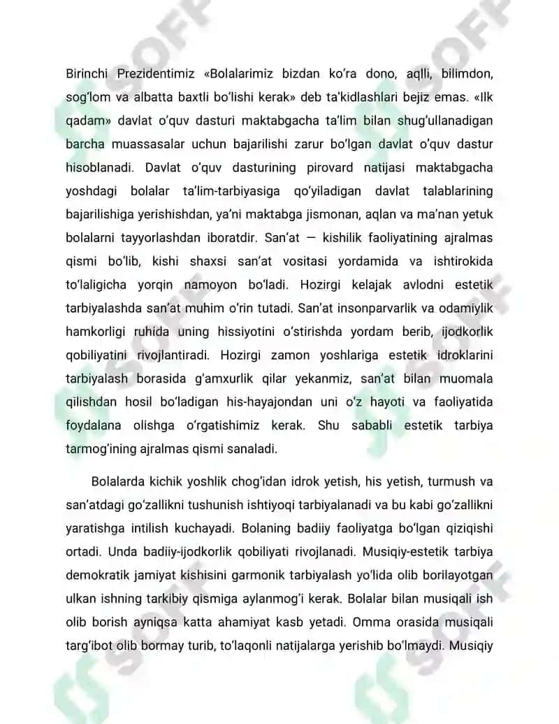 Musiqaviy tarbiya 6