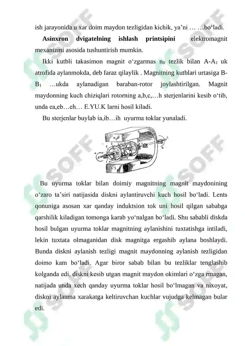 O‘ZGARUVCHAN TOK ELEKTR MASHINALARI 6