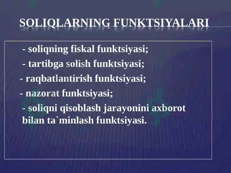 SOLIQLARNING MAKROIQTISODIY MOHIYATI VA ROLI 6