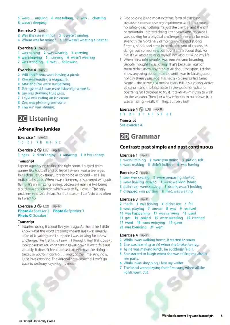 Solution pre- intermadite workbook answer key 6