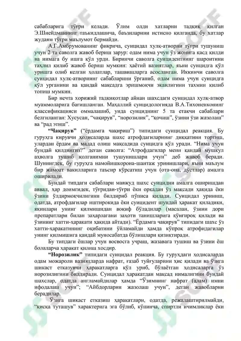 Суицид 6