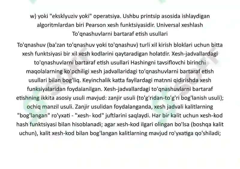 Xeshlash 7