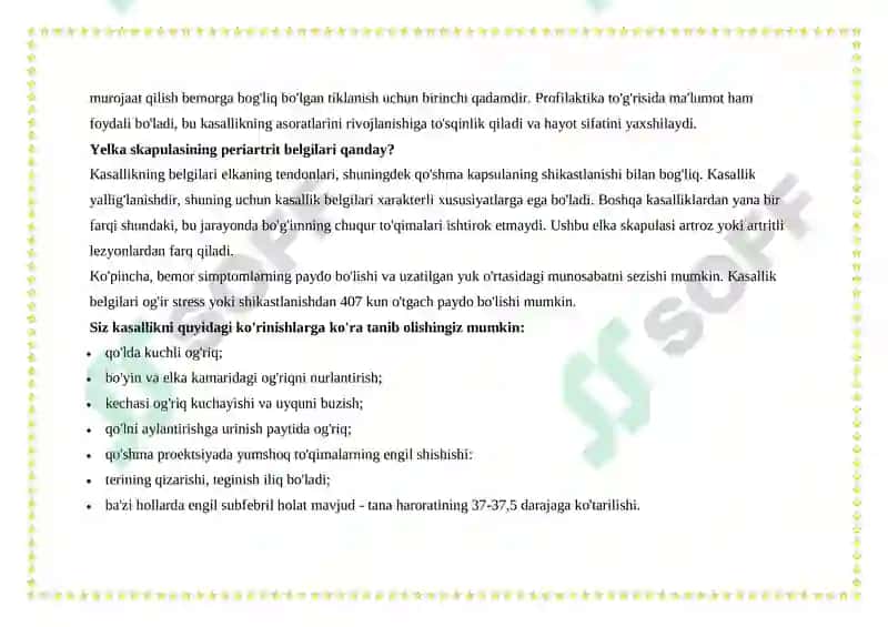 Gumeroskapulyar Periartrit 7