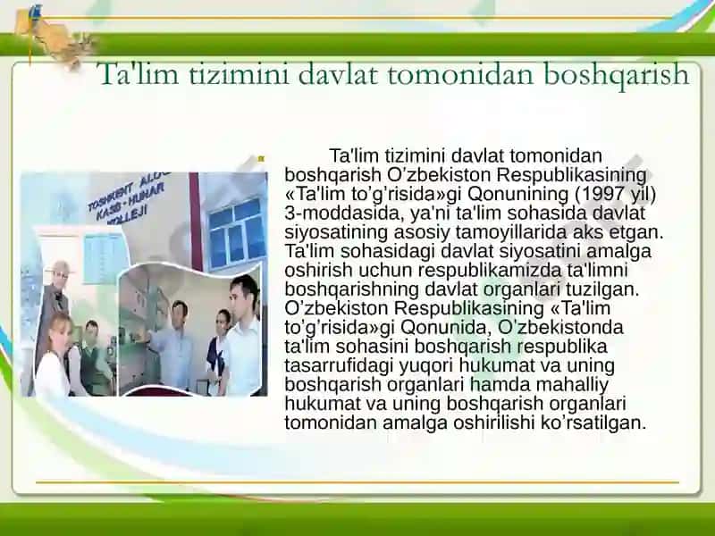 Taʼlim Menejmenti 7