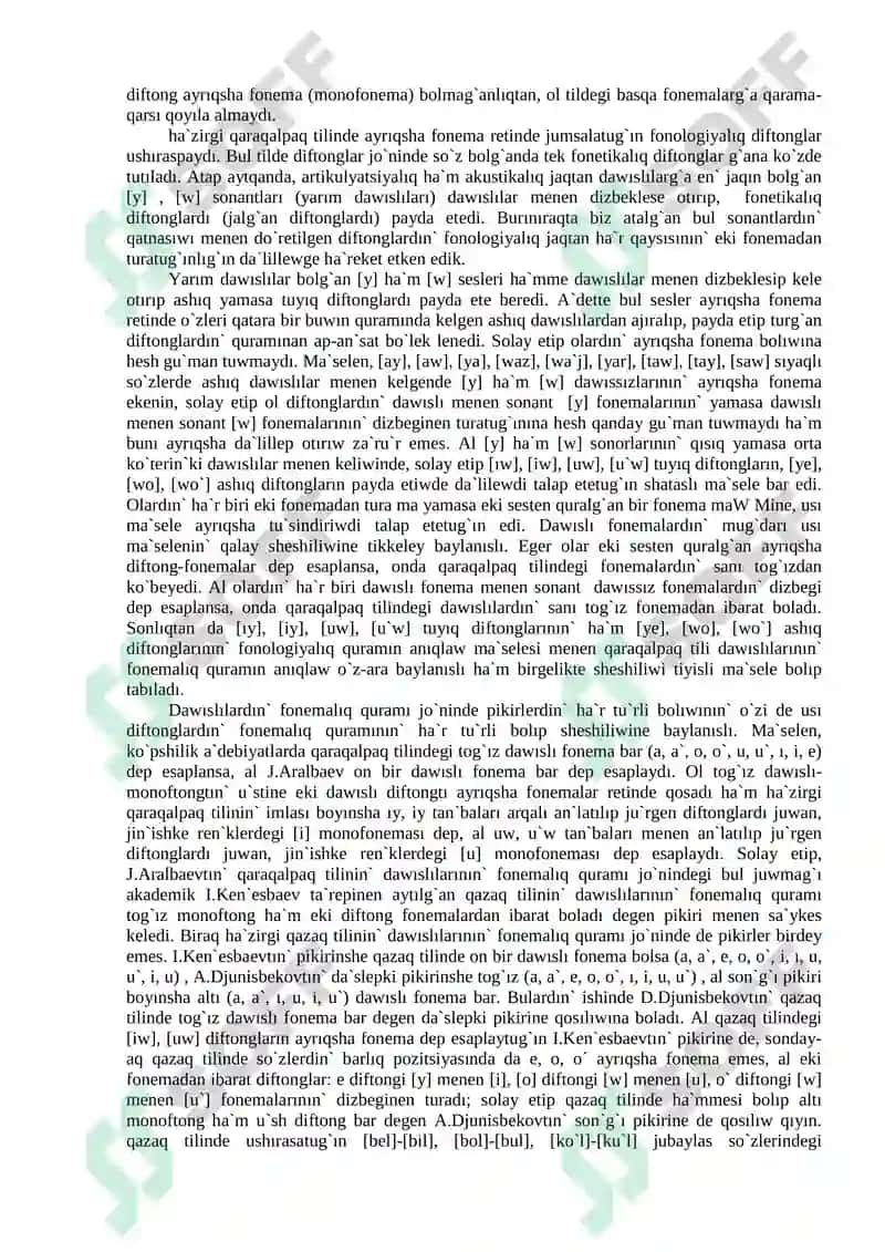 Ha`zirgi qaraqalpaq tili. Fonetika-1 7