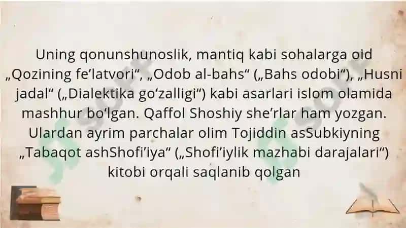 Qaffol Shoshiy maqbarasi 7
