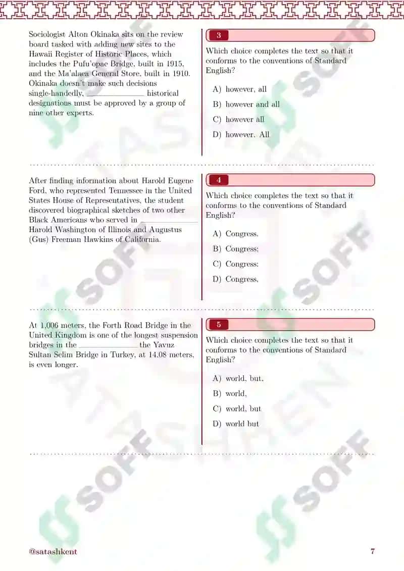 SAT writing book 8