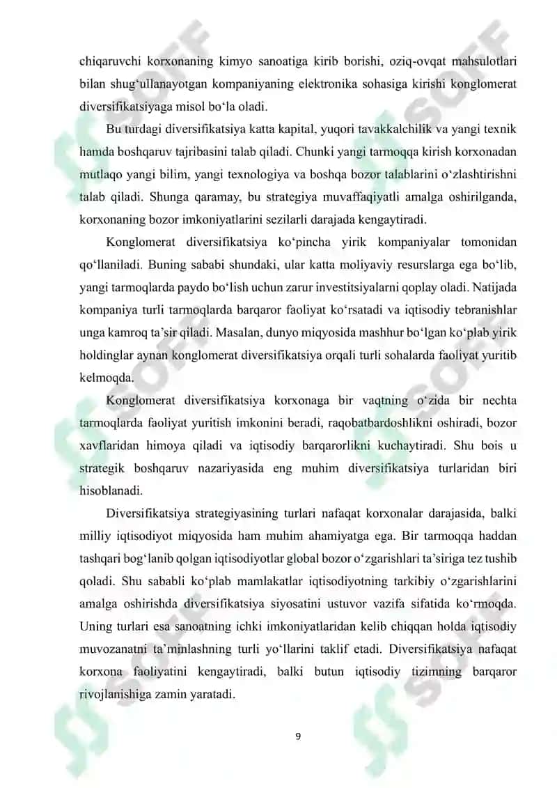 Sanoatni modernizatsiya qilish va diversifikatsiya strategiyasi 8