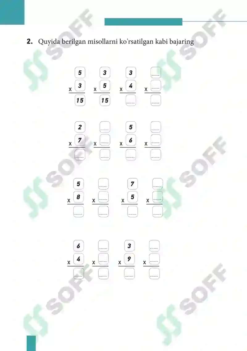 Bolajonlar uchun 1-6 sinf Matematik To‘plami: Geometrik shakllar va qiziqarli mashqlar 8