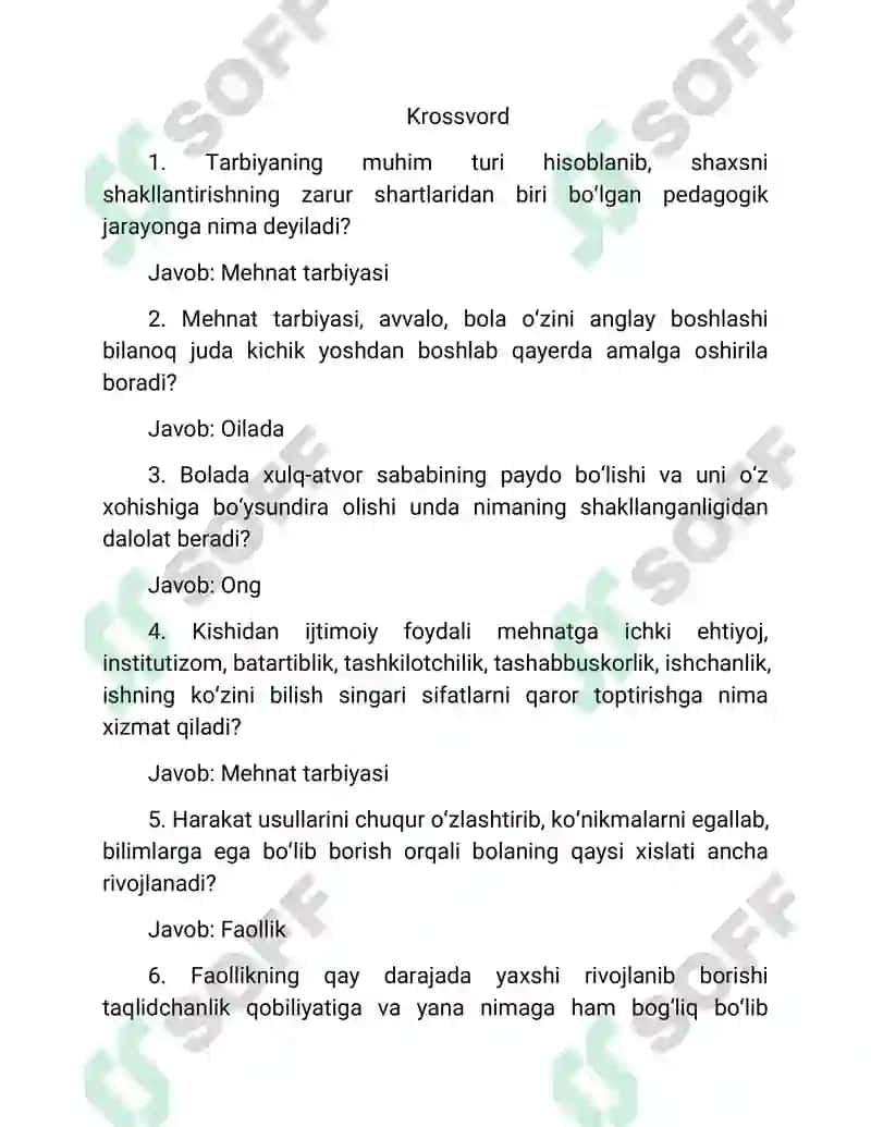 ILK YOSHDAGI BOLALAR BILAN ISHLASH METODIKASI 8