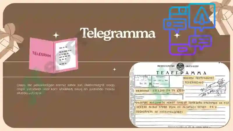 E'lon,taklifnoma,telegramma,telefonogramma,hisobot 8