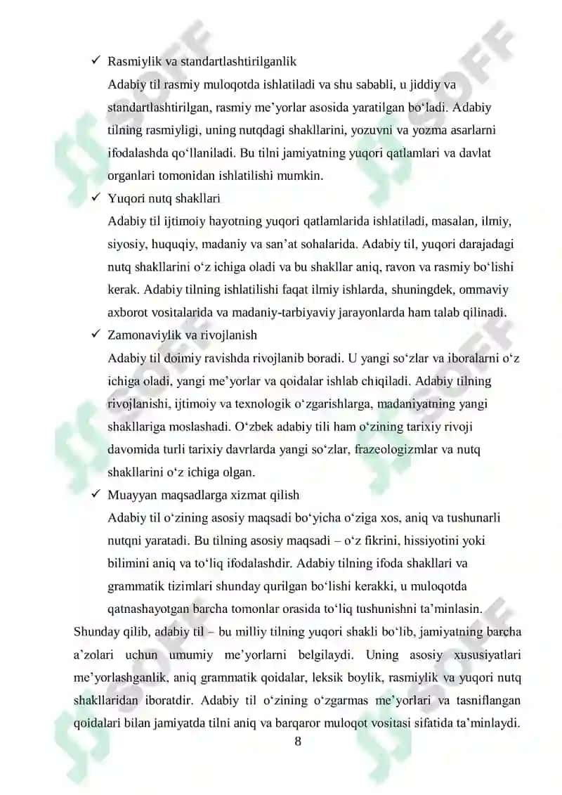 "Ona tili va oʻqish savodxonligi va uni oʻqitish metodikasi" 8