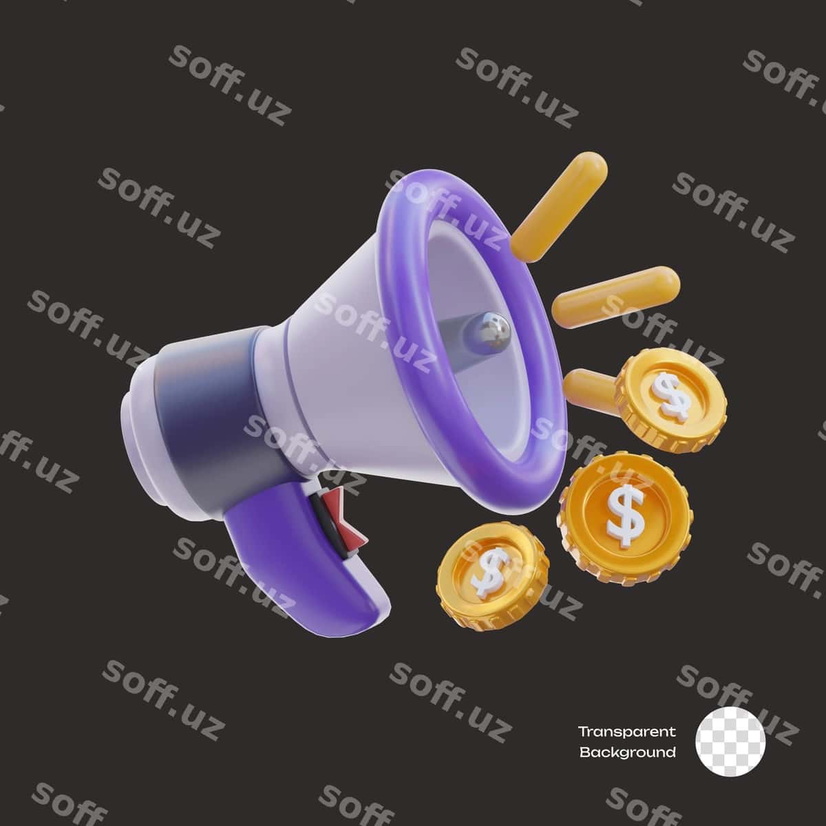 To'lovli reklama 3D ikonkalar | Paid promote 3d icons 1