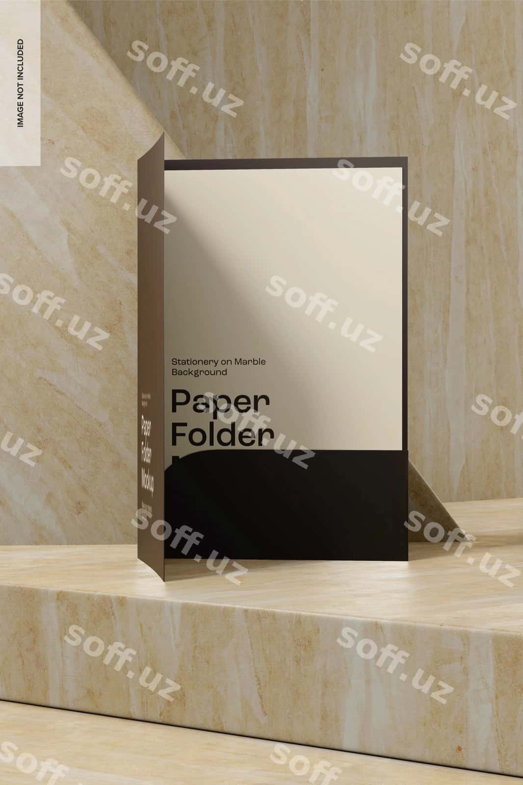 Qog'oz papka namunasi | Paper folder mockup 1
