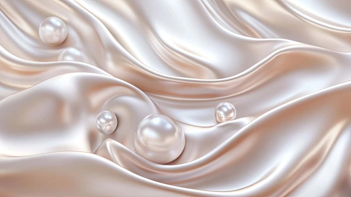 Marvarid ipak mato | Pearls silk fabric 1
