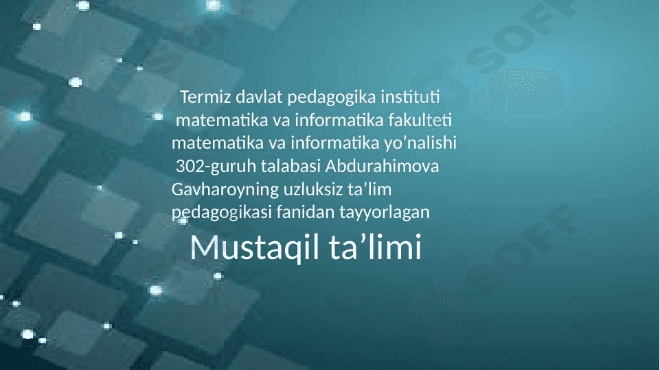 Pedagogik mahoratning asosiy tarkibi qismlari 1