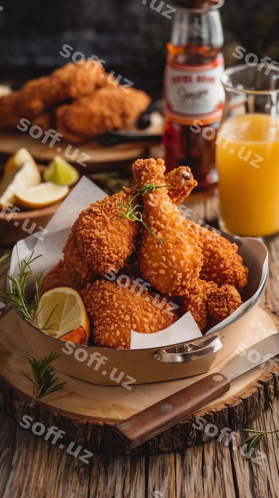 Foto qovurilgan tovuq | Photo fried chicken 1