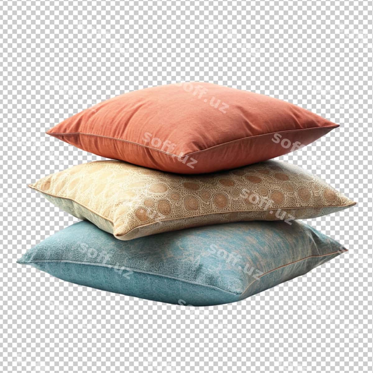 Pillowlar shaffof fonda | Pillows transparent background 1