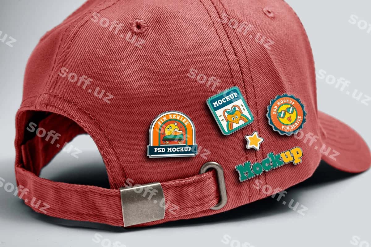 Pins mockup benni nat | Pins mockup beanie nat 1
