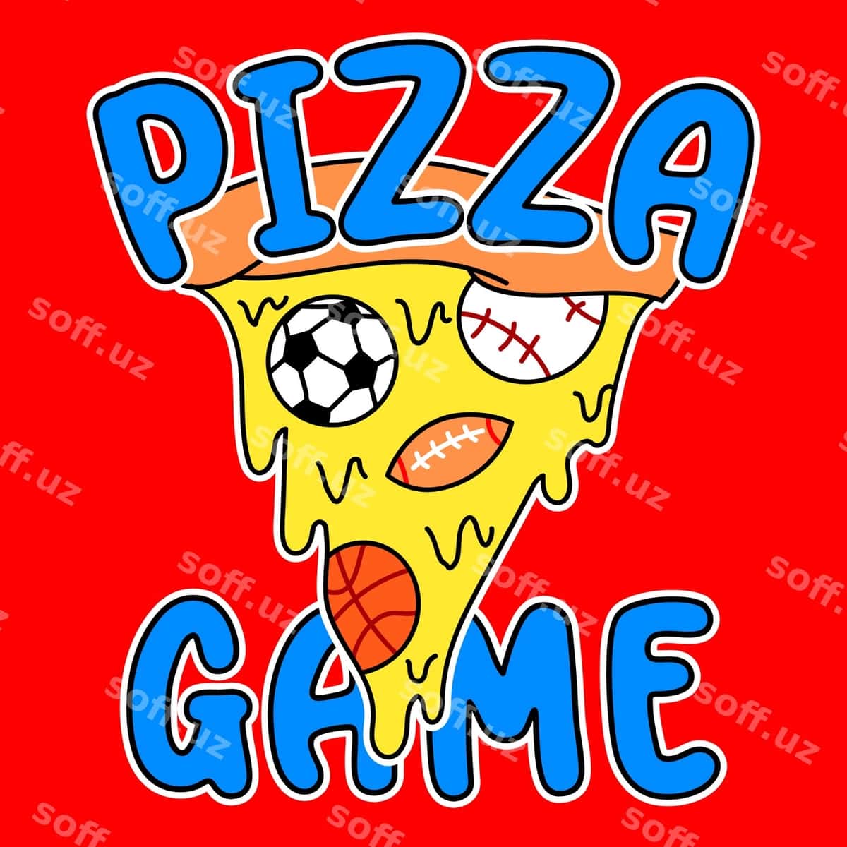 Pitsa o'yini sport sharilar bilan | Pizza game with sport balls 1