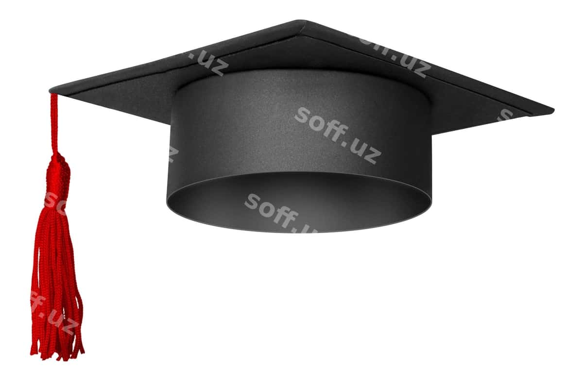 Png bitiruv qalpoqchasi belgisi dizayn elementi | Png graduation cap icon design element 1