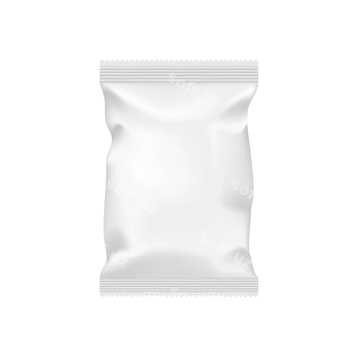 Polimer qog'oz paketi 3D vektor | Polymer paper package packet 3d vector 1