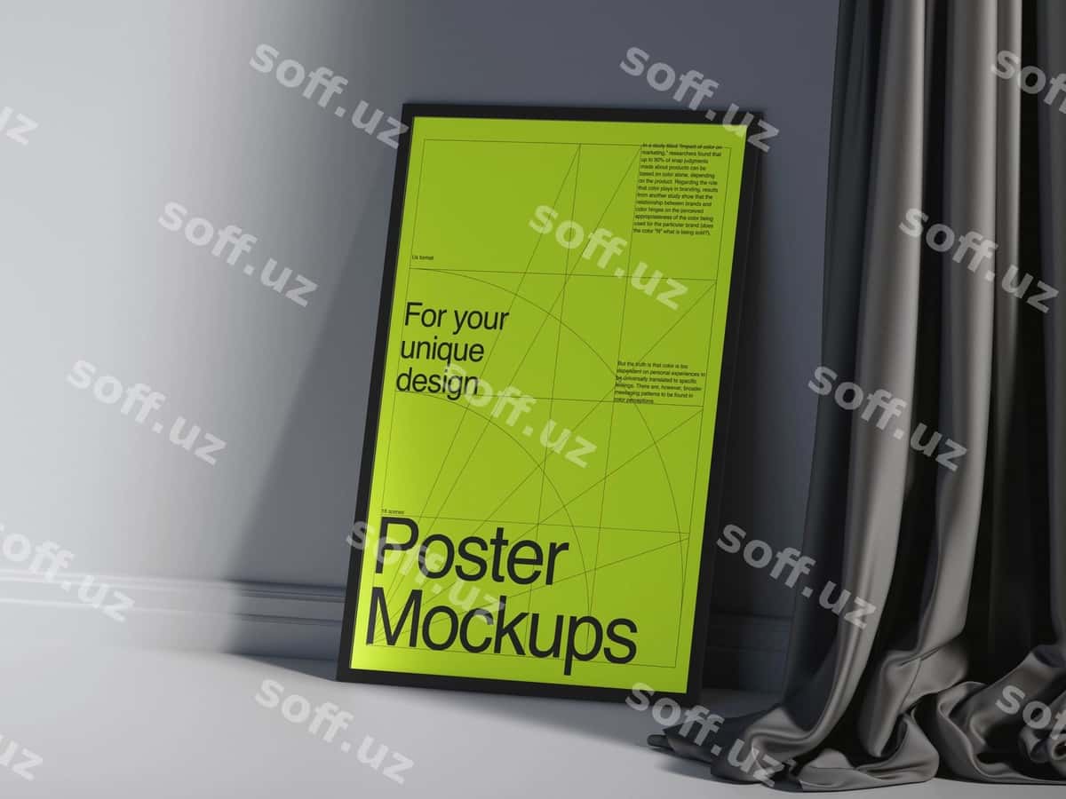 Posteri mockup flyer mockup | Poster mockup flyer mockup 1